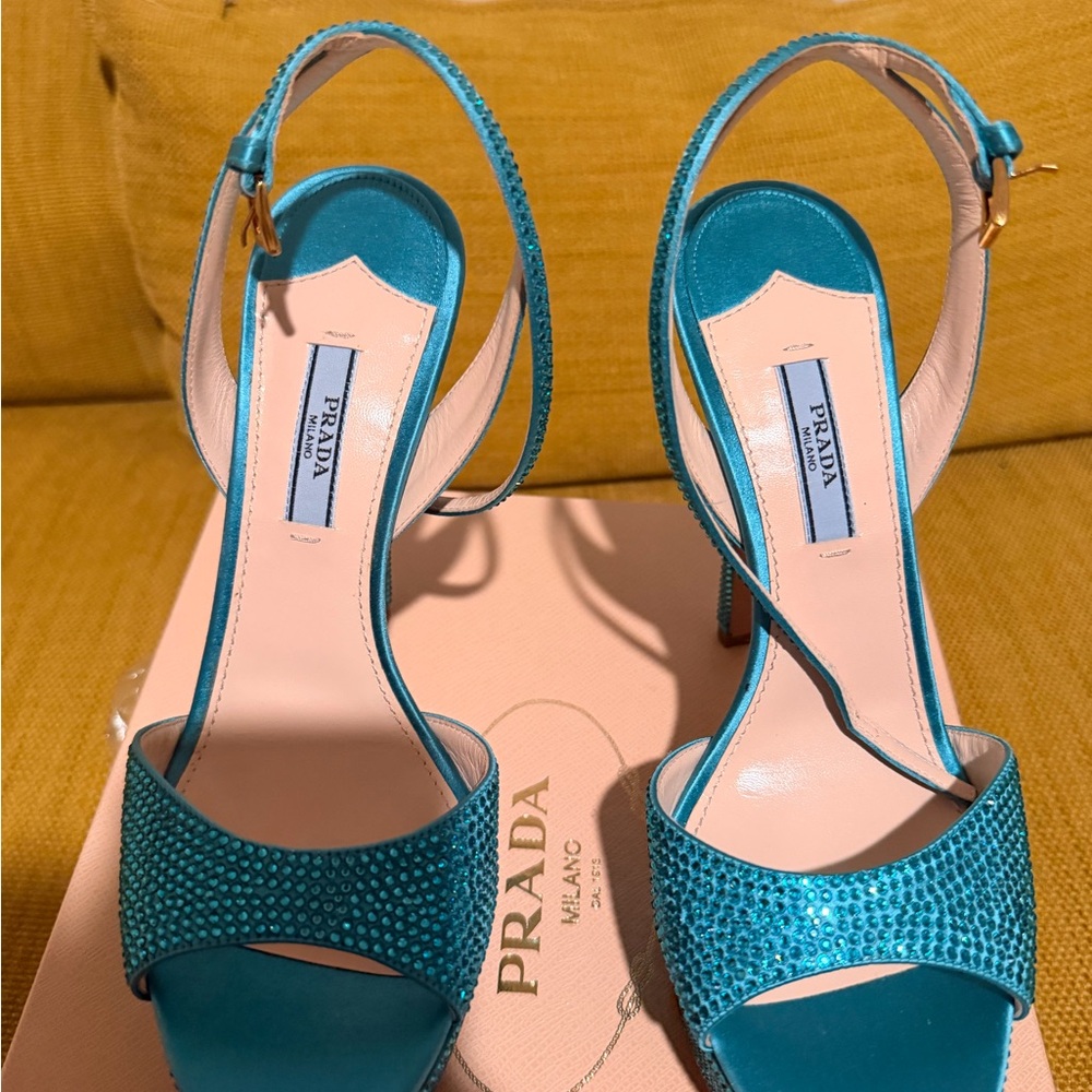 Prada crystal platforms - image 12